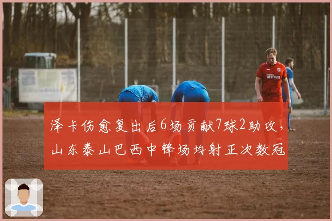 泽卡伤愈复出后6场贡献7球2助攻，山东泰山巴西中锋场均射正次数冠绝中超